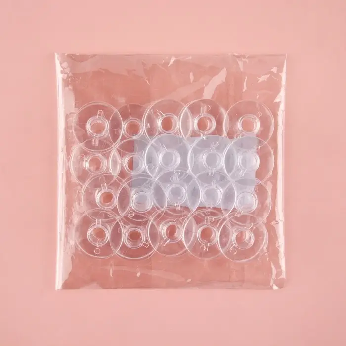 Шпулька, d = 20 мм, цвет прозрачный, цена за 1 штуку