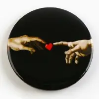 Значок закатной &laquo;Оскорбительный&raquo; d=56мм МИКС