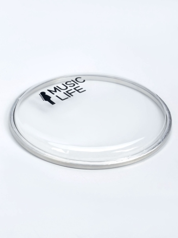 Пластик для барабана Music Life 6 дюймов, прозрачный Пластик для барабана Music Life 6 дюймов, прозрачный