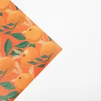 Бумага упаковочная глянцевая &laquo;Яркие мандарины&raquo;, 70 х 100 см