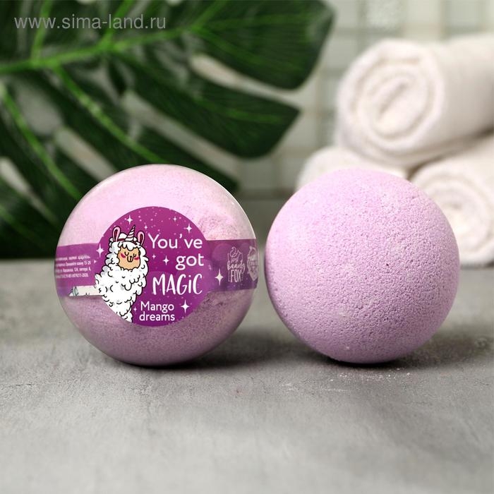 Бомбочка для ванны You've got magic, 130 г, аромат манго, BEAUTY FOX