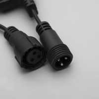 Гирлянда &laquo;Занавес&raquo; 2 &times; 3 м, IP44, УМС, тёмная нить, 760 SMD-LED, свечение тёплое белое, 220 В