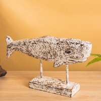 Сувенир на подставке "Кашалот" дерево 40х10х23 см