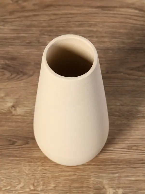 Ваза керамика настольная "Банни" h=24.5х11 d=7,5 см, белый