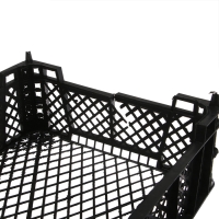 Ящик универсальный, пластиковый, 40&times;30&times;13 см, чёрный, УЦЕНКА