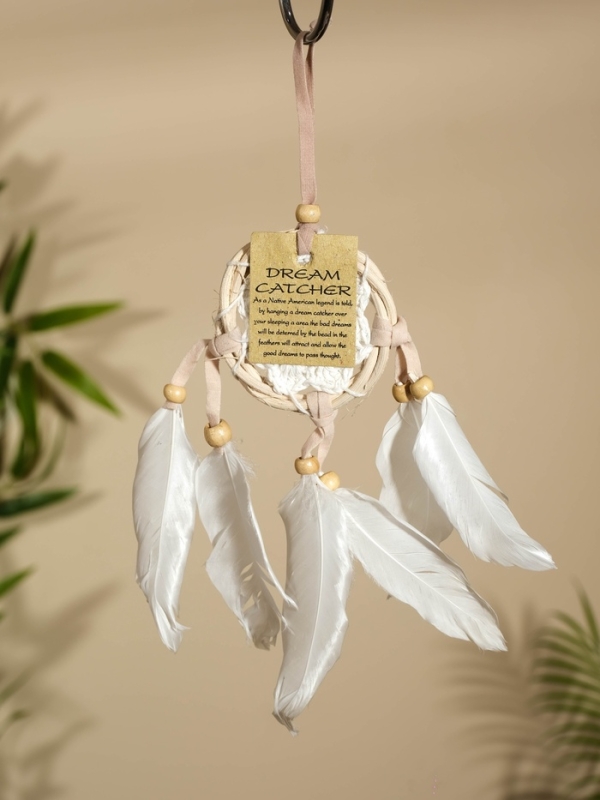 Ловец снов 7х30 см. белый