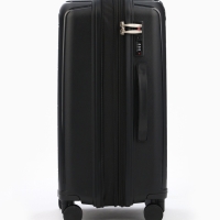 Чемодан 24", PP, 43*26*66, отд на молнии, код замок, 4 колеса, черный