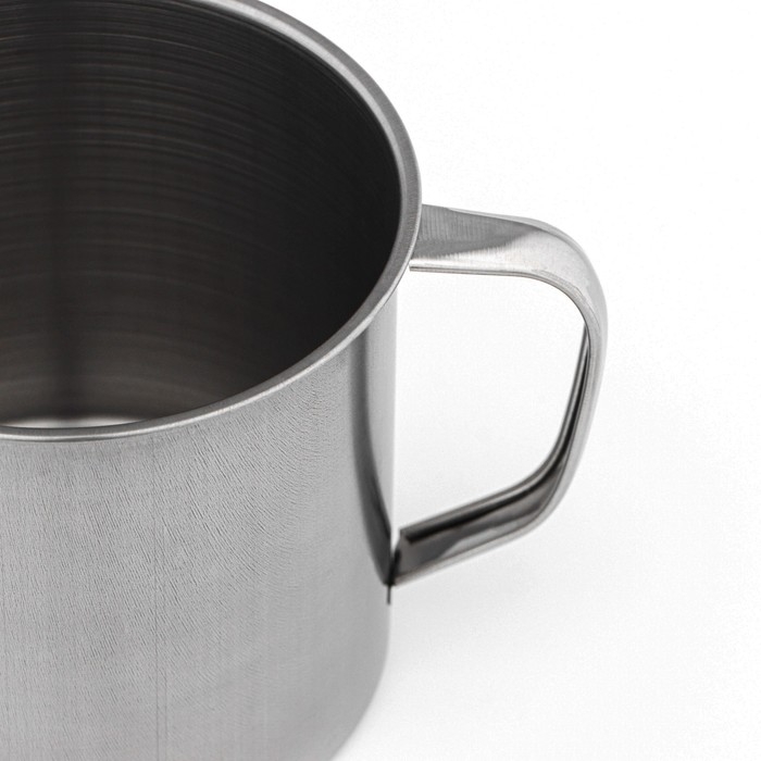 Кружка из нержавеющей стали &laquo;Мэйли&raquo;, 800 мл, d=11 см, цвет хромированный