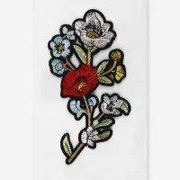 Термоаппликация &laquo;Цветы&raquo;, 16&times;8 см, разноцветная