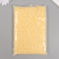 Набор бусин "Жемчуг" d 4 мм, 250 гр, светло-желтый