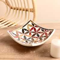 Тарелка декоративная 20х20х5 см, керамика Тарелка декоративная 20х20х5 см, керамика