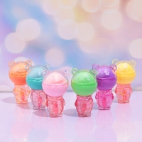 Бальзам и блеск для губ 2 в 1 &laquo;Мишка&raquo; , микс