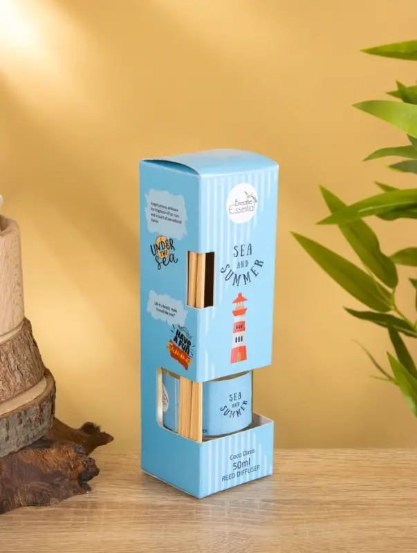 Диффузор Sea and Summer "Coco Oasis" кокос 50 мл, 6 палочек