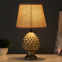 Настольная лампа "Мухамера" Е27 40Вт золото 19х19х37см RISALUX Настольная лампа "Мухамера" Е27 40Вт золото 19х19х37см RISALUX