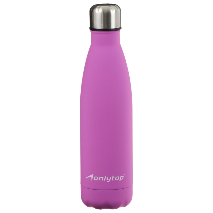 Термобутылка ONLYTOP, 500 мл, цвет фиолетовый