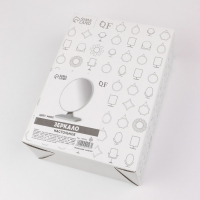 Зеркало настольное &laquo;Овал&raquo;, зеркальная поверхность 14,3 &times; 20 см, цвет МИКС