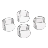 Защитные накладки на углы, круглые, набор 4 шт., силикон, Крошка Я Защитные накладки на углы, круглые, набор 4 шт., силикон, Крошка Я