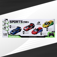 Машина радиоуправляемая &laquo;Купе&raquo;, 1:12, открываются двери, работает от аккумулятора, цвет синий