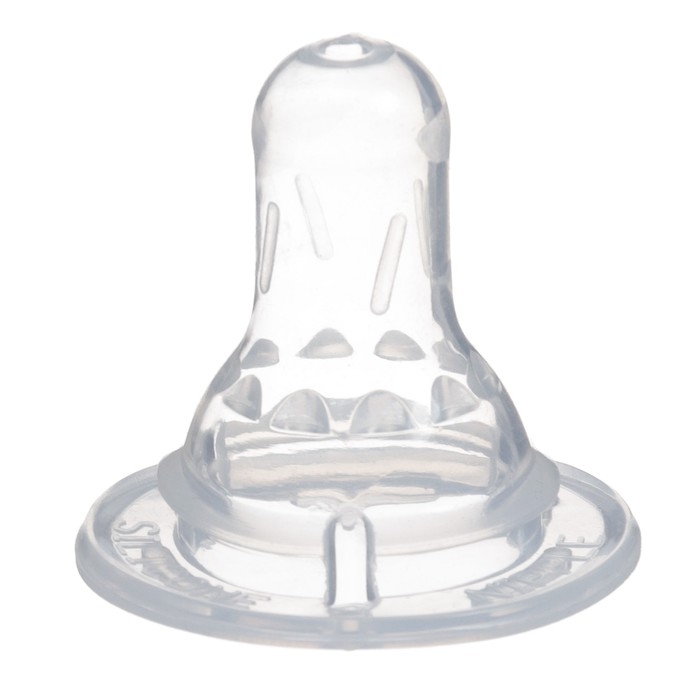 Бутылочка для кормления Basic, классическое горло, стекло, медленный поток., 60 мл., от 0 мес., цвет белый