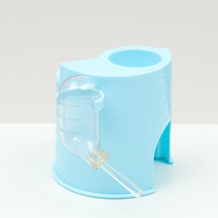 Комплекс для грызунов 3-в-1 с поилкой 60 мл, кормушкой и домиком, микс цветов Комплекс для грызунов 3-в-1 с поилкой 60 мл, кормушкой и домиком, микс цветов