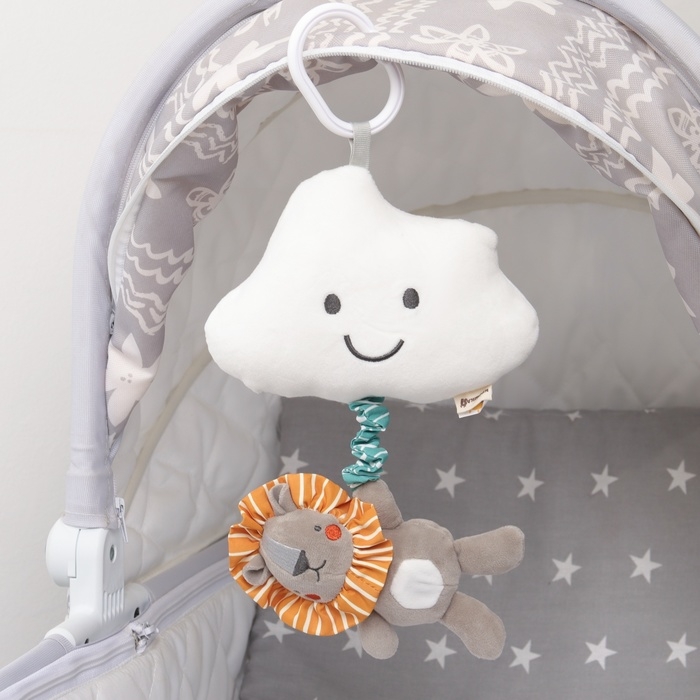 Подвеска музыкальная &laquo;Львенок Леон&raquo;, с пищалкой, на кроватку, коляску, Крошка Я