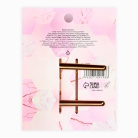 Заколки для волос &laquo;Ты прекрасна&raquo;, 2 шт, 7 х 2,5 см