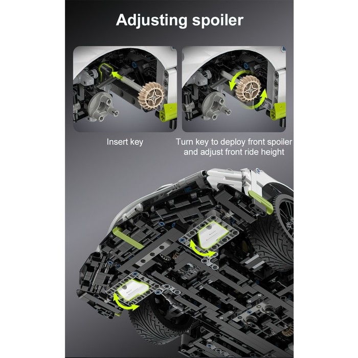 Конструктор Техно &laquo;Спорткар&raquo;, 4346 деталей, масштаб 1:8