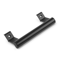 Ручка-скоба для пластиковых дверей ТУНДРА 001BL, металлическая, цвет черный Ручка-скоба для пластиковых дверей ТУНДРА 001BL, металлическая, цвет черный