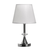 Лампа настольная "Алора" 1х40Вт Е27 хром 21х21х36 см RISALUX Лампа настольная "Алора" 1х40Вт Е27 хром 21х21х36 см RISALUX