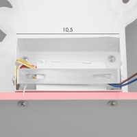 Бра "Динозавр" LED 24Вт розовый 35х30 см