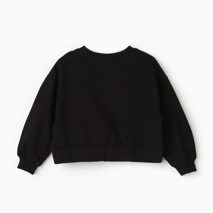 Комплект для девочки (свитшот, брюки), цвет чёрный, рост 116 см Комплект для девочки (свитшот, брюки), цвет чёрный, рост 116 см