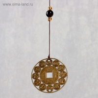 Музыка ветра металл "Кирин" 3 колокольчика 45 см