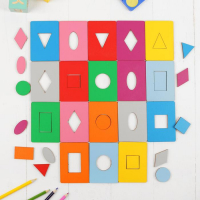 Досочки Сегена, крашеные, 18 шт., размер досочки: 7 &times; 9,5 см