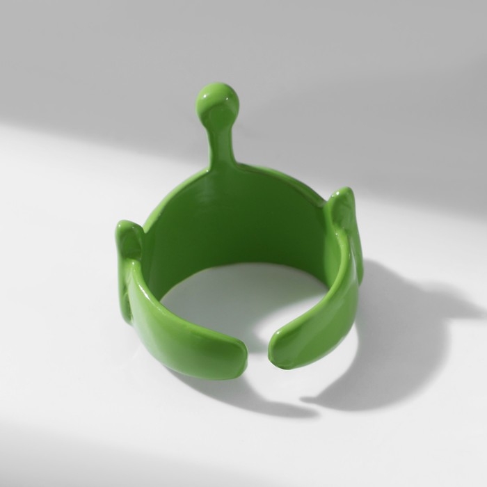 Кольцо «Монстрик» с антенной, цвет зелёный, безразмерное Кольцо «Монстрик» с антенной, цвет зелёный, безразмерное
