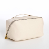 Косметичка на молнии, цвет бежевый Косметичка на молнии, цвет бежевый