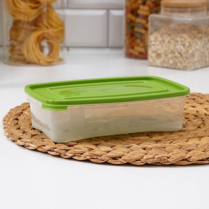 Контейнер пищевой &laquo;Каскад&raquo;, 700 мл, цвет прозрачный, крышка МИКС