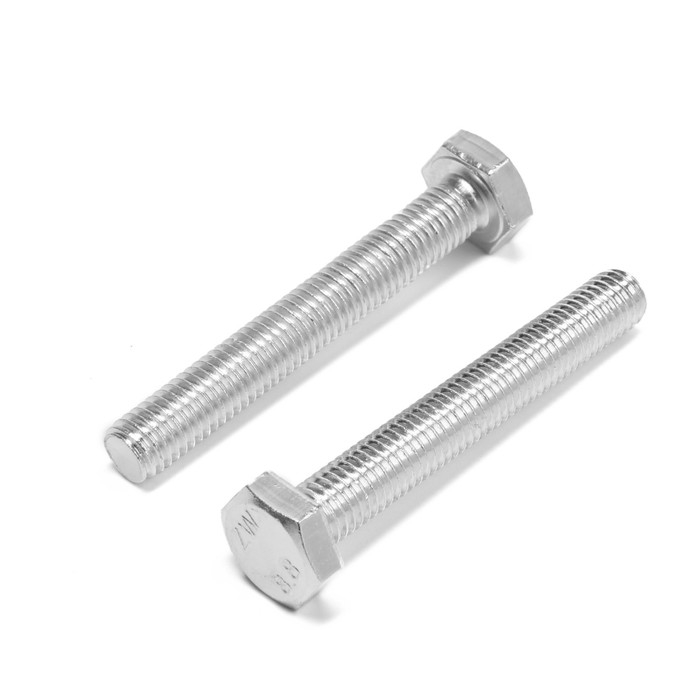 Болт ТУНДРА, оцинкованный, DIN 933, класс прочности 8.8, М10х70 мм, 1 кг Болт ТУНДРА, оцинкованный, DIN 933, класс прочности 8.8, М10х70 мм, 1 кг