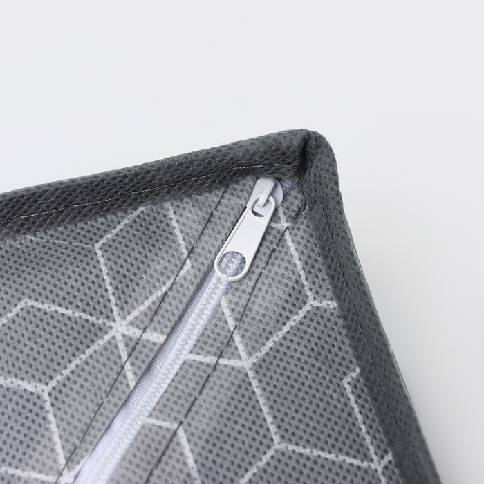 Органайзер для хранения белья Доляна &laquo;Фора&raquo;, 7 ячеек, 34&times;30,5&times;10 см, цвет серый