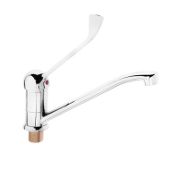 Смеситель для кухни "Эверест" B49-37, однорычажный, длинный излив, хром Смеситель для кухни "Эверест" B49-37, однорычажный, длинный излив, хром