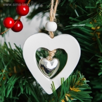 Подвеска новогодняя «Фигурки», с бубенчиком, МИКС Подвеска новогодняя «Фигурки», с бубенчиком, МИКС