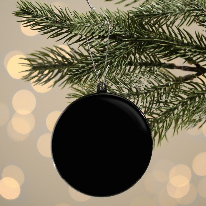 Ёлочная игрушка - шар новогодний на Новый Год &laquo;С НГ, короч&raquo;, d = 7,5 см