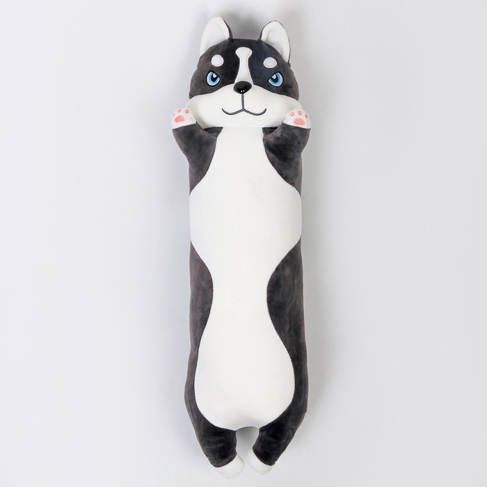 Мягкая игрушка &laquo;Хаски&raquo;, 80 см, цвет серо-белый