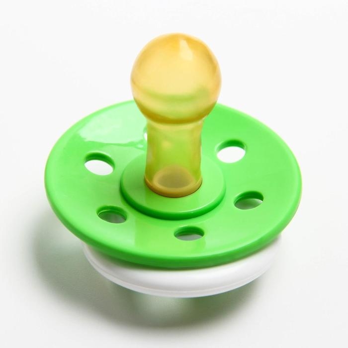 Соска - пустышка латексная классическая &laquo;Чудо&raquo;, от 0 мес., цвета МИКС