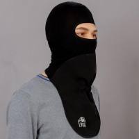 Подшлемник LYCOSA WINDSTOPPER+ VISCOSE BLACK с ветрозащитой шеи, размер L-XL Подшлемник LYCOSA WINDSTOPPER+ VISCOSE BLACK с ветрозащитой шеи, размер L-XL