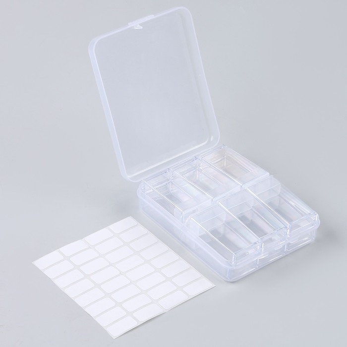 Органайзер для хранения страз алмазной мозаики, 12 секций Органайзер для хранения страз алмазной мозаики, 12 секций