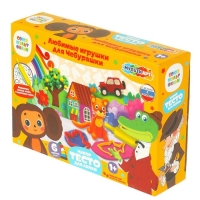 Тесто для лепки &laquo;Чебурашка. Любимые игрушки для чебурашки&raquo;, 6 цветов