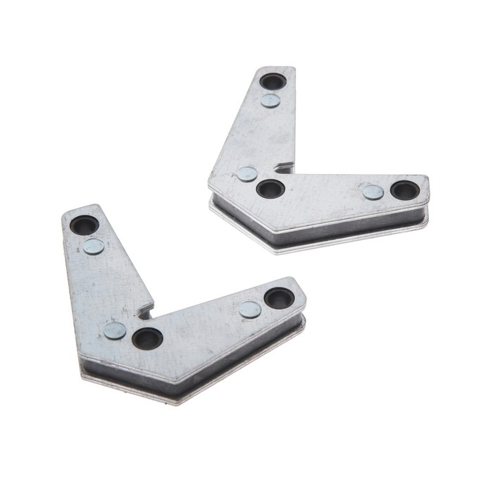 Магнитный угольник для сварки ТУНДРА, 15&deg;/45&deg;/60&deg;/90&deg;/240&deg;, усилие на отрыв 15 кг, 2 шт.