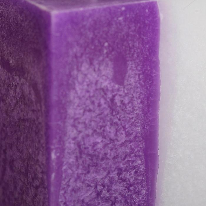 Свеча куб 5х7,5см, Свеча куб 5х7,5см, "Кристаллический узор", корица