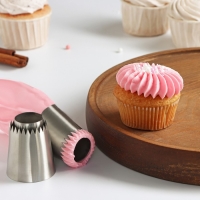 Насадка кондитерская KONFINETTA &laquo;Безе&raquo;, d=4,2 см, выход 2,7 см, нержавеющая сталь