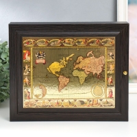 Ключница "Карта" 26х31 см МИКС Ключница "Карта" 26х31 см МИКС